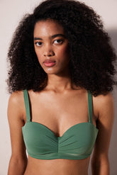 Lotus Green Bikini Top