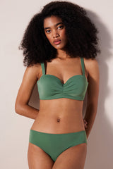 Lotus Green Bikini Top