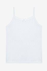 Girl Sweet Heart 2-Piece Optic White Undershirt