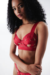 Storm Red Bra - Privee Collection