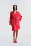 Ange Red Dressing Gown - Privee Collection