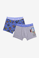 Boy Sonic 2-Pack Multicolored Boxer