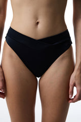 Black V Cut Bikini Bottom