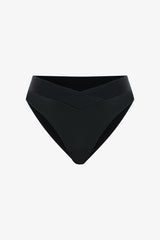 Black V Cut Bikini Bottom