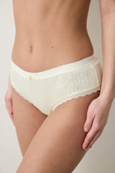 Cheeky Cotton Light Yellow Hipster Panties
