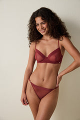 Essentials Underwire Tulle Cupless Bra