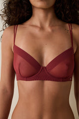 Essentials Underwire Tulle Cupless Bra