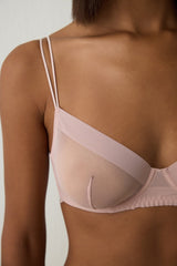 Essentials Underwire Tulle Cupless Bra