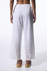 White Arlet Beach Pants