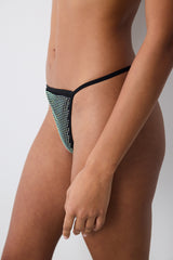 Hera Stone Black String Panties