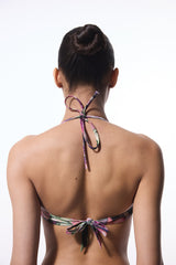 Briella Floral Strapless Bikini Top