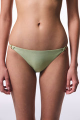 Light Green Jadira Side Buckle Slip Bikini Bottom