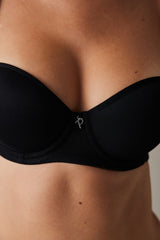 Pop Up Black Bra