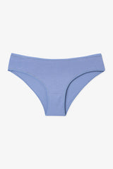 Blue Autumn Leaf Pattern Low Waist 3-Pack Briefs