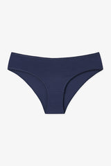 Blue Autumn Leaf Pattern Low Waist 3-Pack Briefs
