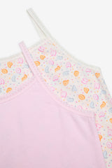 Girl Happy Balloons 2-Pack Multicolored Undershirt