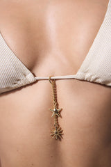 Ecru Jessi Triangle Bikini Top