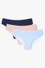 Mixed Color Skyway Lace Detailed Low Waist 3-Pack Hipster Panties