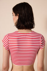 Finy Tee Striped Bikini Top
