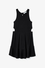 Black Young Girl Macaron Dress