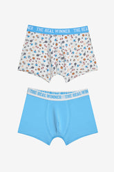 Boy Sporty 2-Pack Multicolored Boxer