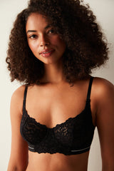 Gloria Lace Black Lifting Bra