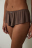 Brown Micro Regular Waist Shorty