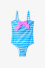Girl's Marine Bow Tie Multicolored Swimsuit