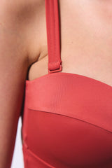 Cinnamon Color New Lotus Balconette Swimsuit