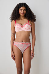 Lotus Broderie Pink Bra - Penti Loves Paris Collection