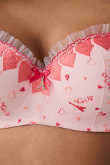 Lotus Broderie Pink Bra - Penti Loves Paris Collection