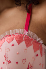 Lotus Broderie Pink Bra - Penti Loves Paris Collection