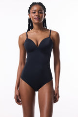 Black Miss Fixed Covered Swimsuit