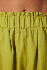 Linen Nomad Green Trousers