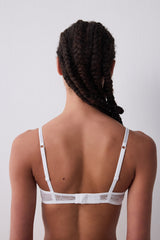 Stone Shelly Push Up Off White Bra