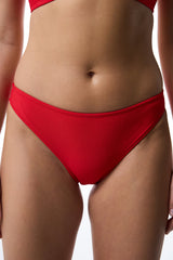 Red Tiara Slip Bikini Bottom