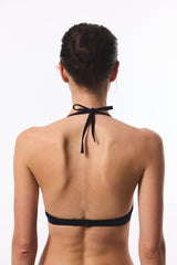 Black Cup Push Up Underwire Bikini Top