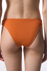 Orange Macrame Detailed Bikini Bottom