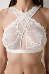Non Wired Cream Bra