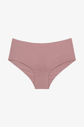 Modal Ribbed 2-Piece Multicolored Boyshort