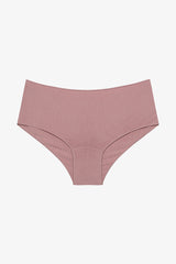 Modal Ribbed 2-Piece Multicolored Boyshort