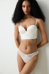 Removable Rose Perfetto Cream Bustier