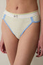 Striped Stripe Detailed Cotton Regular Waist Briefs - Inspired by Flora