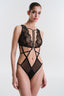 Leto Black Bodysuit - Privee Collection