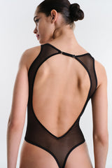 Leto Black Bodysuit - Privee Collection