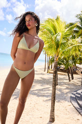Light Green Jadira Triangle Bikini Top