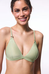 Light Green Jadira Triangle Bikini Top