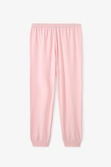 Pawfectly Girls Leopard Print Cotton 2-Piece Long-Sleeve Pajama Set