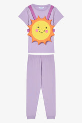 Girls Sun Lilac PJ Set