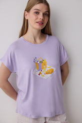 Bon Vivant Lilac T-Shirt